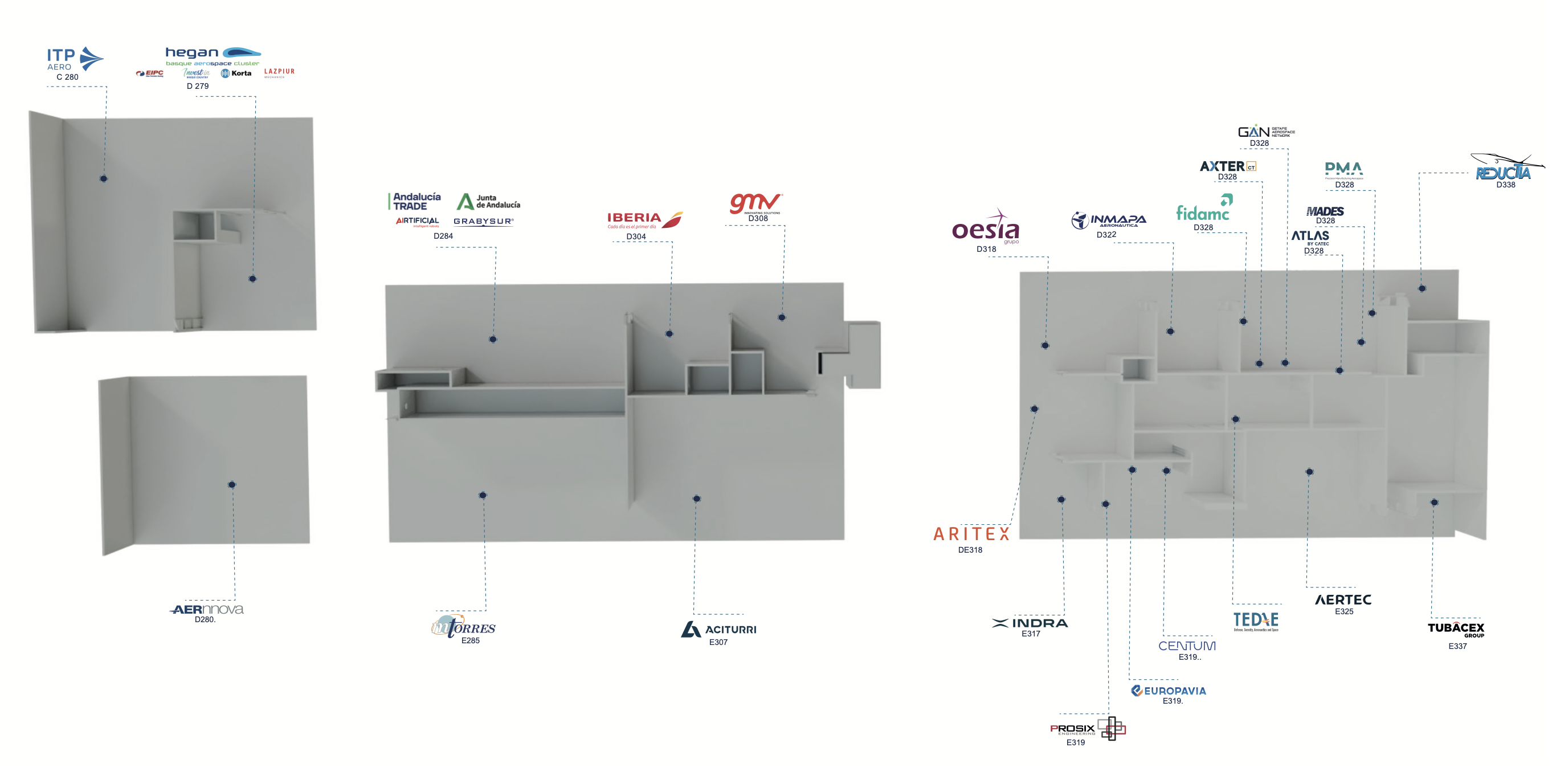 Plano detallado del hall